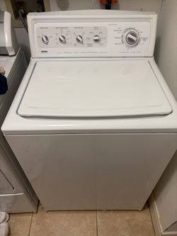 Kenmore Washer & Dryer Set – Works, Washer Spin Issue – AS IS