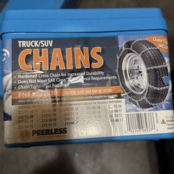 Tire Chains, Snow Chains, Size in Photos, 60$ for both