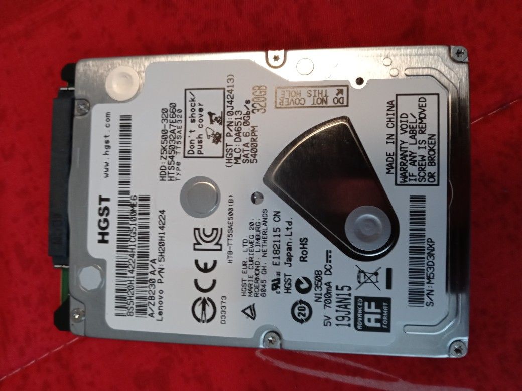 Laptop Hardrive.with Windows 10 Installed