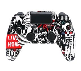 Wireless Controller Compatible with P4/P4 Slim/P4 Pro/Windows PC, Skull
