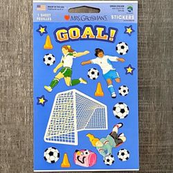 New Soccer “Goal!” Scrapbook Craft Stickers