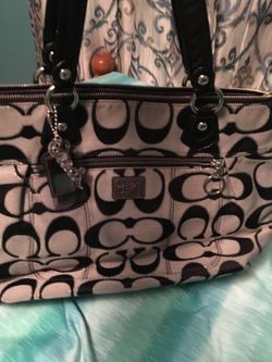 Coach large poppy series purse