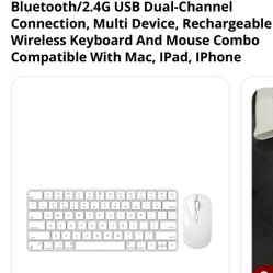 Bluetooth /2.4G USB Dual-channel  Wireless Keyboard And Mouse