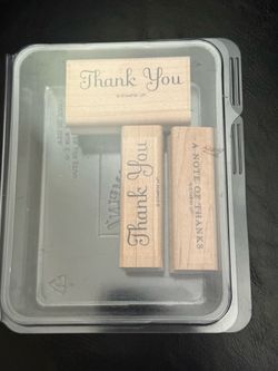 Stampin’ Up - Thank you stamps