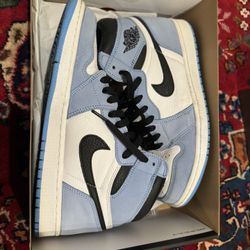 Jordan 1 High University Blue size 10 