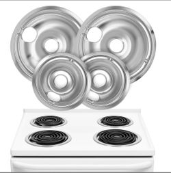 Electric Stove Drip Pans Set Of 4