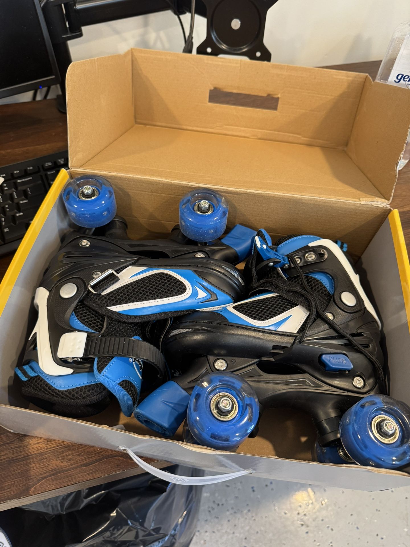 Blue Brand New Roller Blades