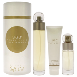 PERRY ELLIS - 360 ( 3.4 EDT + 3.0 SG + 7.5ML EDT ) 3PC SET ( W ) 3.4 OZ