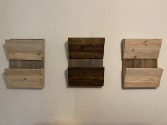 Reclaimed Wood File Holders