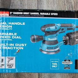 Makita BO5041 5" Random Orbit Sander, Variable Speed
 (BRAND NEW FACTORY SEALED)