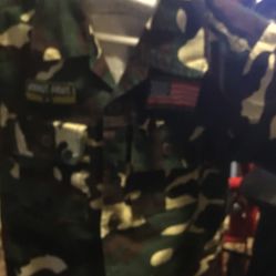 One   Boy   Mini hut   Army   Shirt For Little Boys   Size2        With Two Pocket   On Sale Forjust 3.00 (new) Never worn   