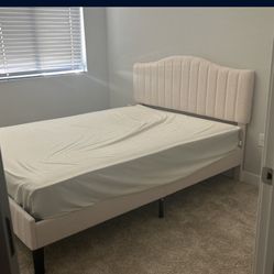 Queen size Bed Frame and Mattress