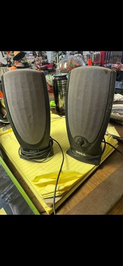 DELL A215 Computer Stereo PC Speakers with AC Adapter Multimedia Set Wired