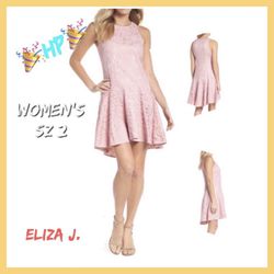 NWT Womens Designer Eliza J Dress Sz:2