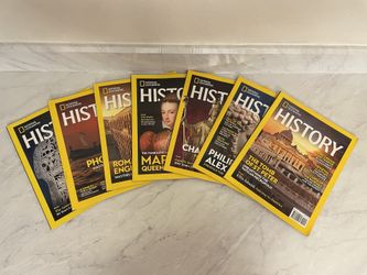 Lot of 7 National Geographic HISTORY