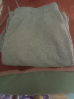 Gray Fleece Sweatpants