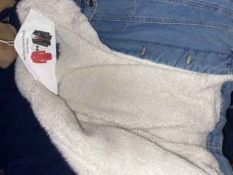 FOREVER21 Denim Fur Lining Mens Jacket Size Large Thumbnail