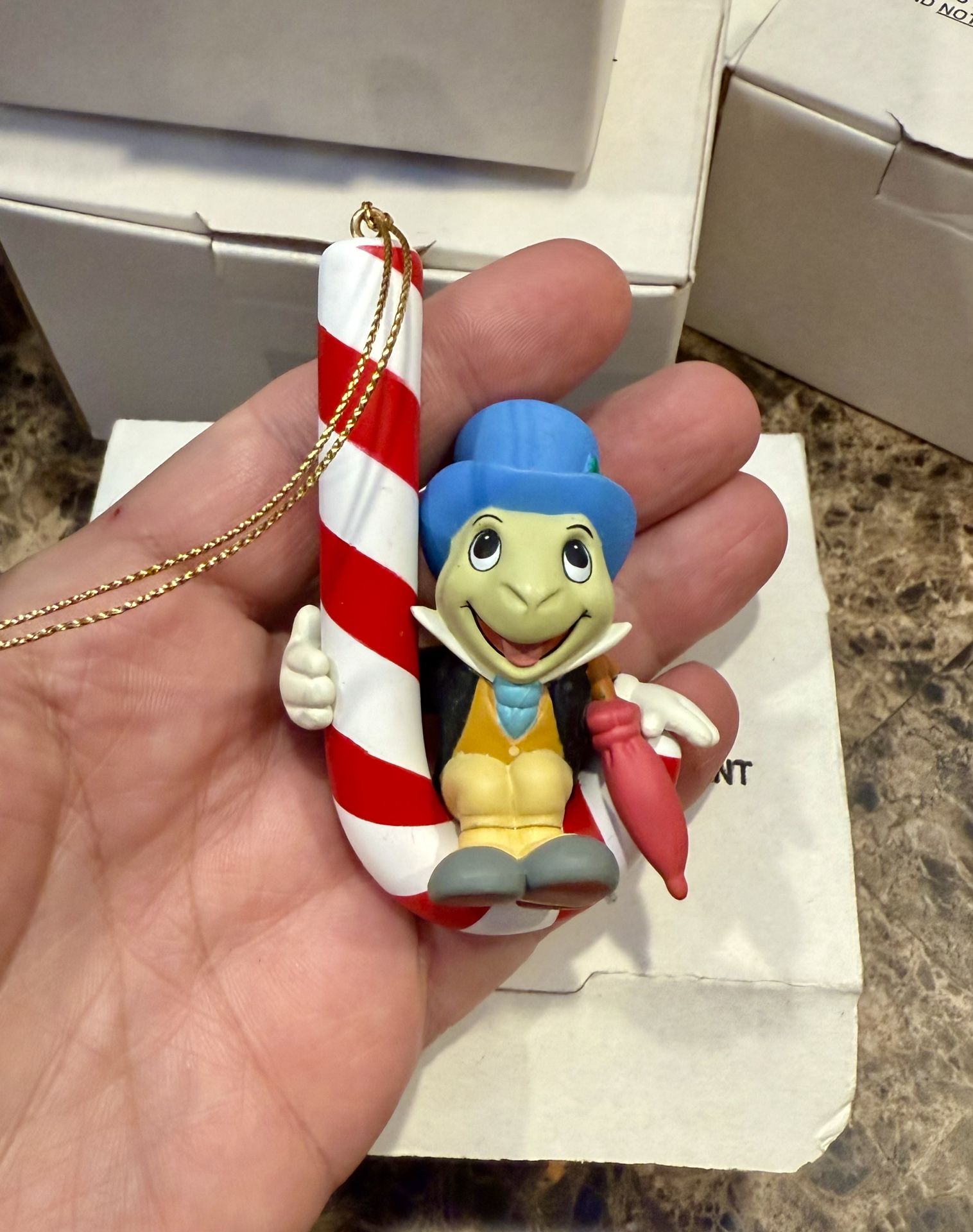Vintage Disney Grolier GOOFY Ski Skiing Christmas Magic Ornament 1990's with Box