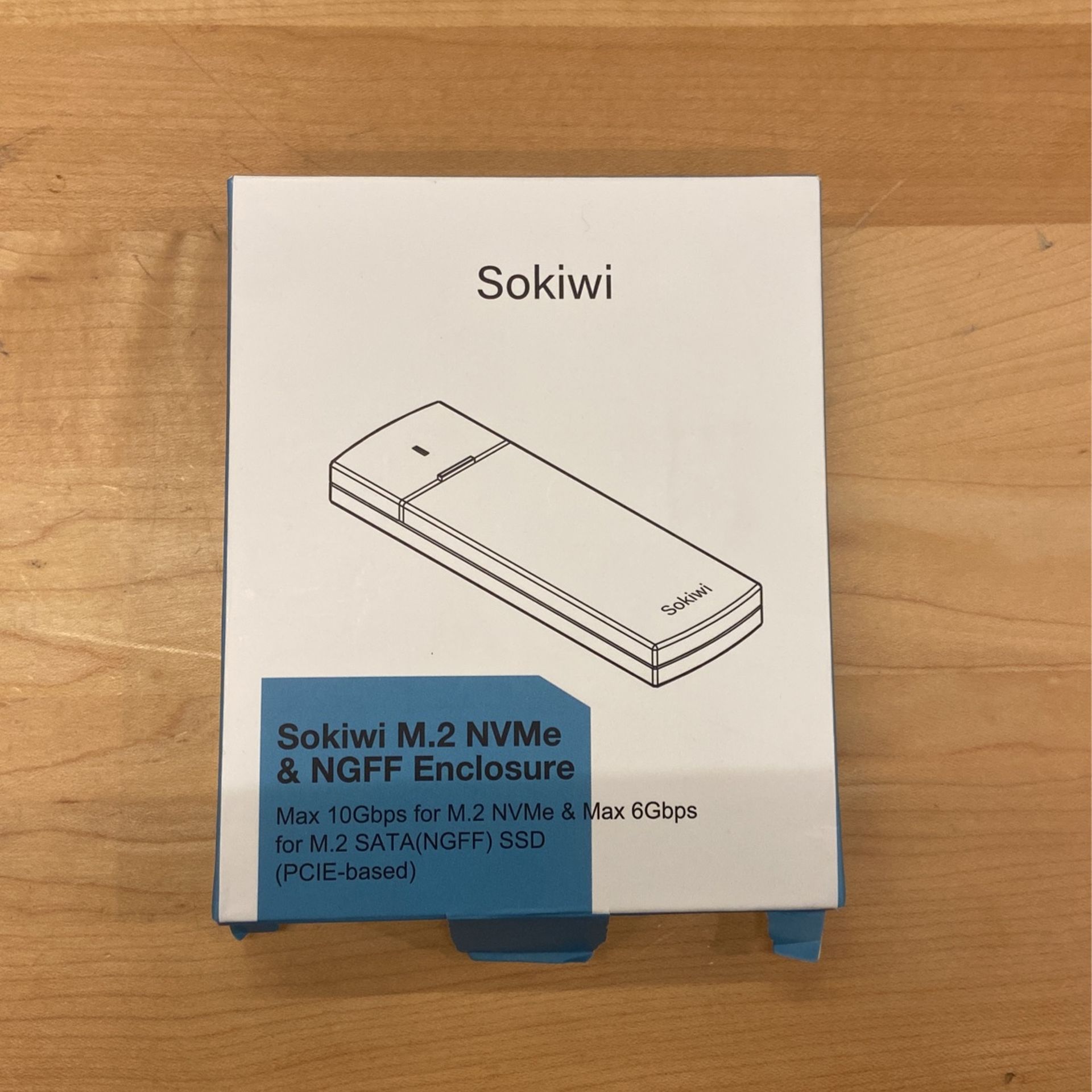 Sokiwi M.2 NVME & NGFF Enclosure SSD