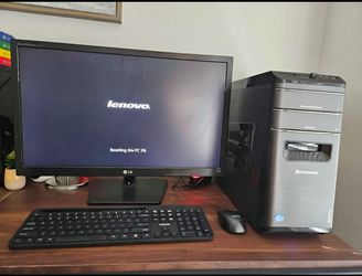 Lenovo PC and Monitor