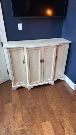 Custom cream entry piece dresser sideboard