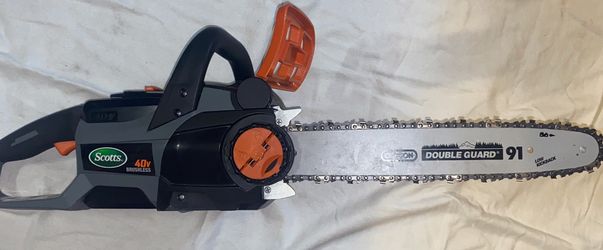 Scotts 40v cordless lithium 14 chainsaw deals