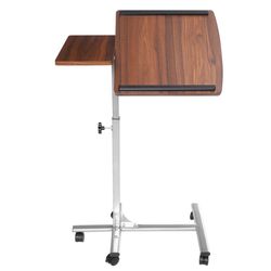 Douxlife Computer Desk Height Adjustable, Portable Laptop Table That Rotates, Bed Table, Home Office Lift Computer Standing Desk