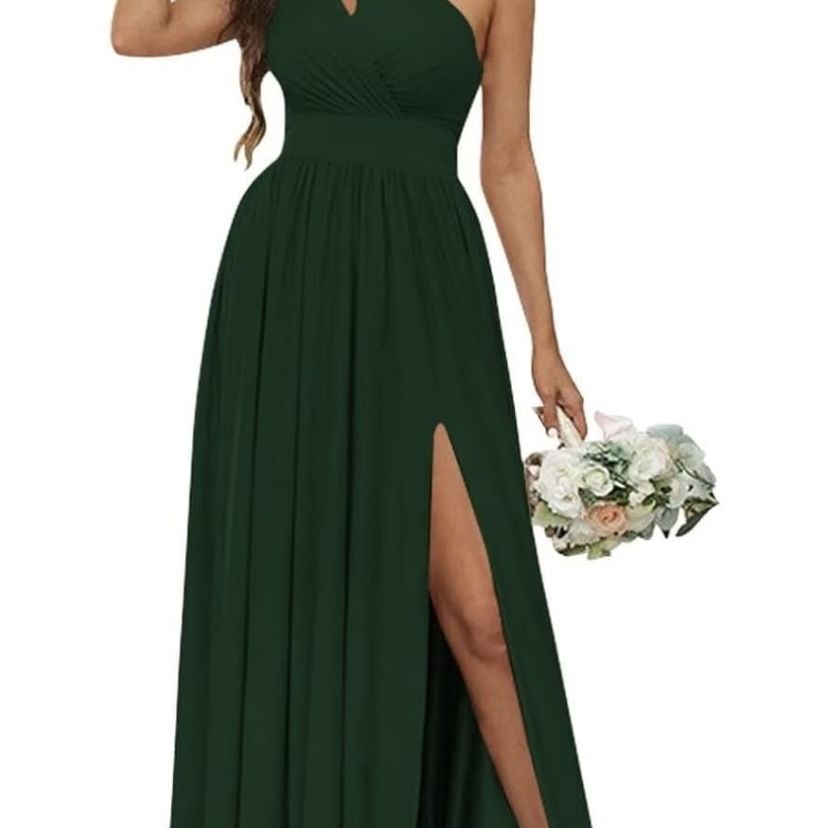 Forest Green Cocktail Dress