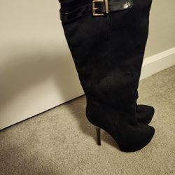 Stiletto Knee High Boots
