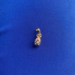 14k Rose Gold Pineapple Pendant