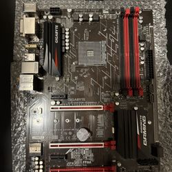 GIGABYTE GA-AB350-Gaming 3 (AMD RYZEN AM4/ B350/ RGB Fusion/ Smart Fan 5/ HDMI1.4/ M.2/ SATA 6Gbps/ USB 3.1 Type-A/ ATX/ DDR4/ Motherboard) 