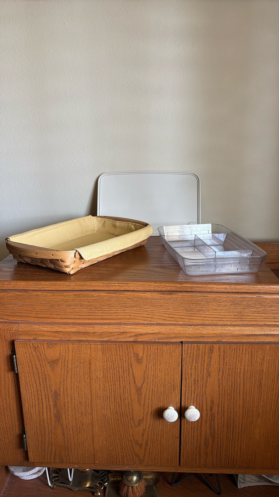 Longaberger Basket Serving Tray