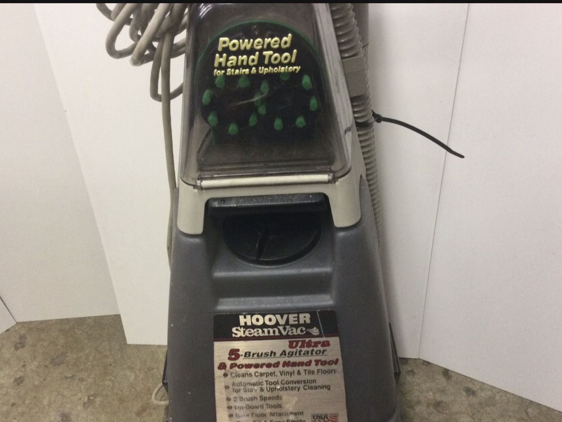 Want Gone Today! Hoover Steam Cleaner For Carpet & Upholstery With Hand Tool