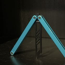 GLIDR Arctic 2 Sky Blue Balisong Trainer