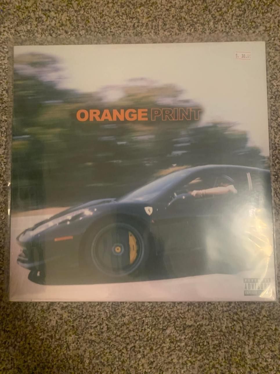 Larry June - Orange Print 12” Vinyl Record New