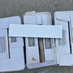 Villa Artisan Frost Tiles White (3x12in) 3 boxes