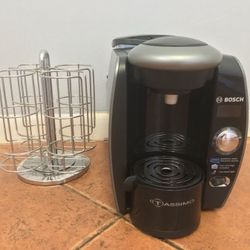 Tassimo Coffee Maker + Disc/Pod Holder