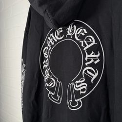 Chrome Hearts Floral Horseshoe Zip Up Hoodie