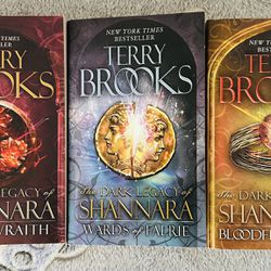 The Dark Legacy of Shannara Series Terry Brooks 3 Books Collection Set 