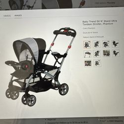 Baby Trend Tandem Stroller 