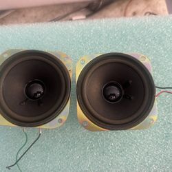 Lot of 2 INFINITY C3022L 4 Ohms MIDRANGE Speakers 