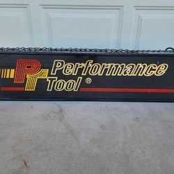 Performance Tool Lighted Sign Vintage Garage Mancave Work Shop