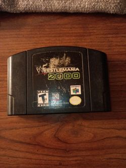 WRESTLEMANIA 2000 Nintendo 64 game