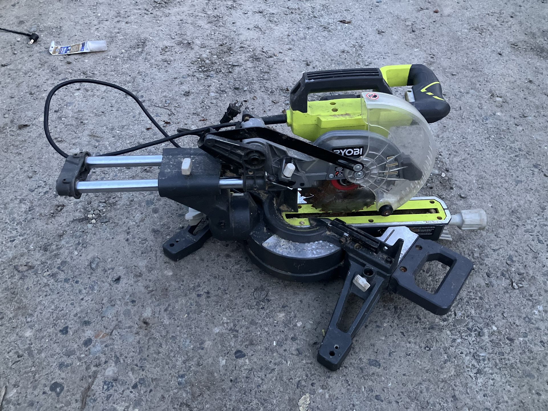 Ryobi Corded 10amp 7-1/4in Sliding Compound Miter Saw