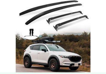 SNIXWOO Enhanced 220 LBS Roof Racks & Side Rails For Mazda CX5 CX-5 2017-2025, All Aluminum Alloy, A Set Includes 2 Cross Bars And 2 Roof Rails, Upgra