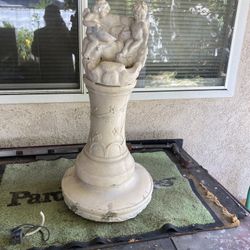 Water fountain.