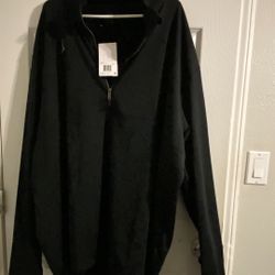 Nike Air Jordan Dri-Fit 1/2 Half Zip Men’s Size 4XL Black Fleece Jacket Top NWT