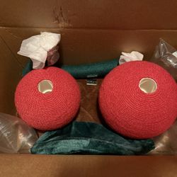 Cat Scratching Post, Large Cherry Cat Scratcher with Hammock, Tall Cat Scratch Interactive Toy with Natural Jute Rope for Indoor Cats, Kittens