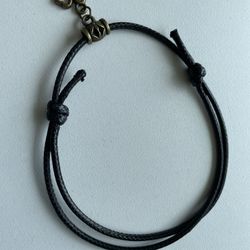 Adjustable PU Leather Anklet 