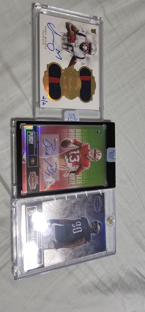 Autograph Signature, Sony Mitchel, And Brock Purdy,